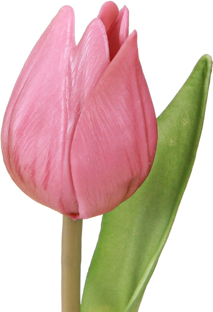 Bloemdecoratie Tulpen Kunstbloemen Paars 20cm 6 Stuks