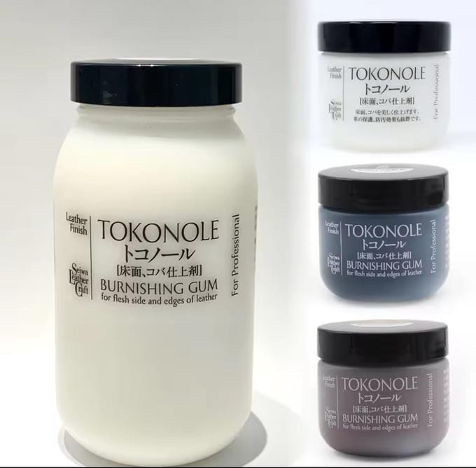Tokonole Bruin Leer Afwerkingspasta 120 ml – Gladde & Duurzame Randafwerking Seiwa