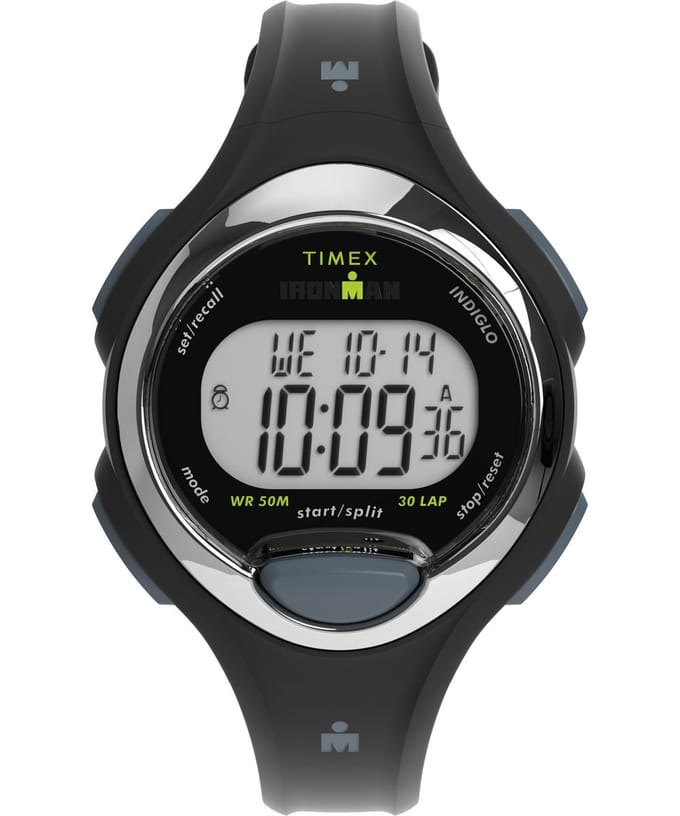 Timex Ironman Essential E30 TW2W17300 Horloge - Kunststof - Zwart - Ø 34 mm