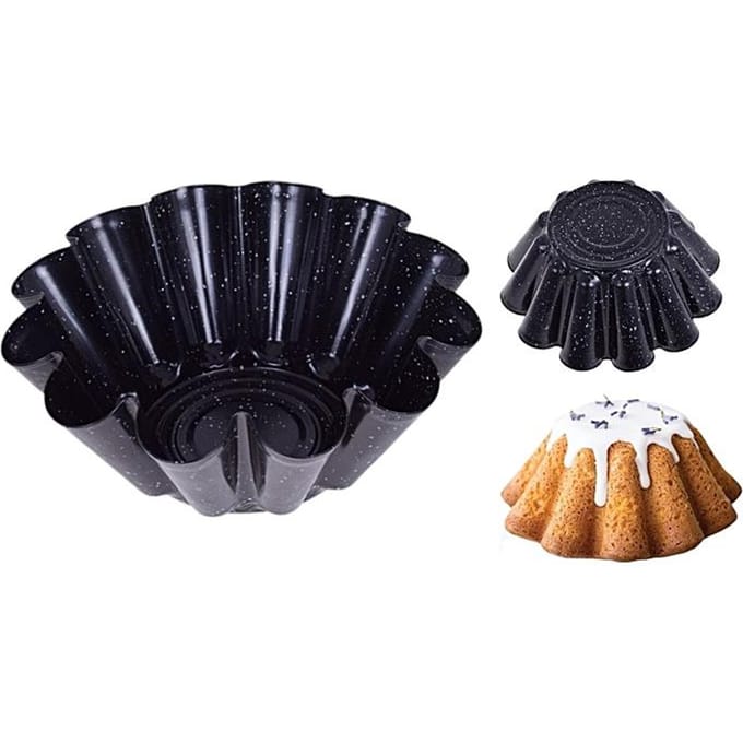 Brunbeste Babka Bakvorm met Antiaanbaklaag - Ø22x9 cm