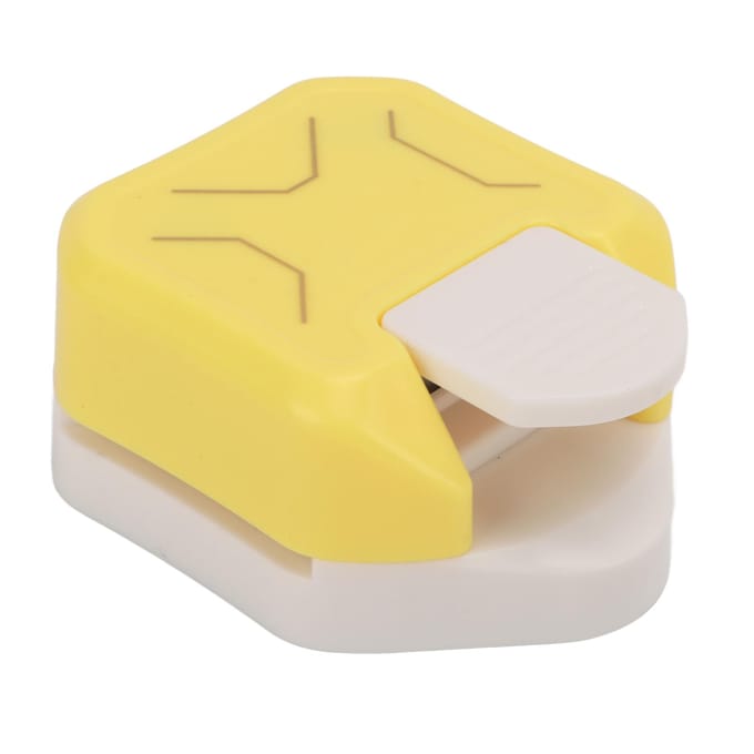 Coupe-angle Mini Portable Polyvalent Jaune Carton Angle Droit Angle de Beauté Machine Poinçon beige