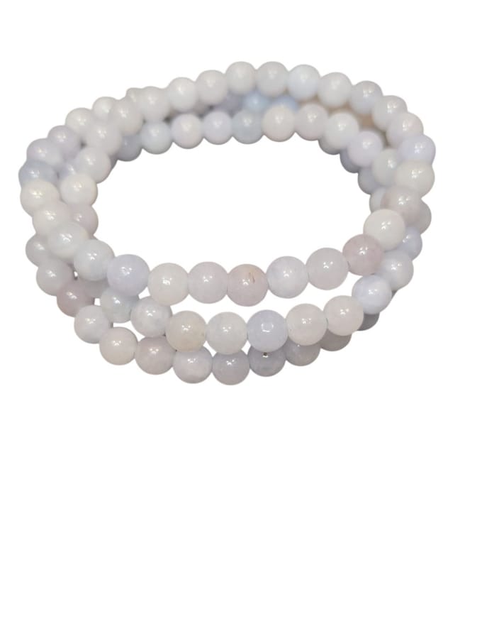 aquamarijn 3 dubbel armband / ketting