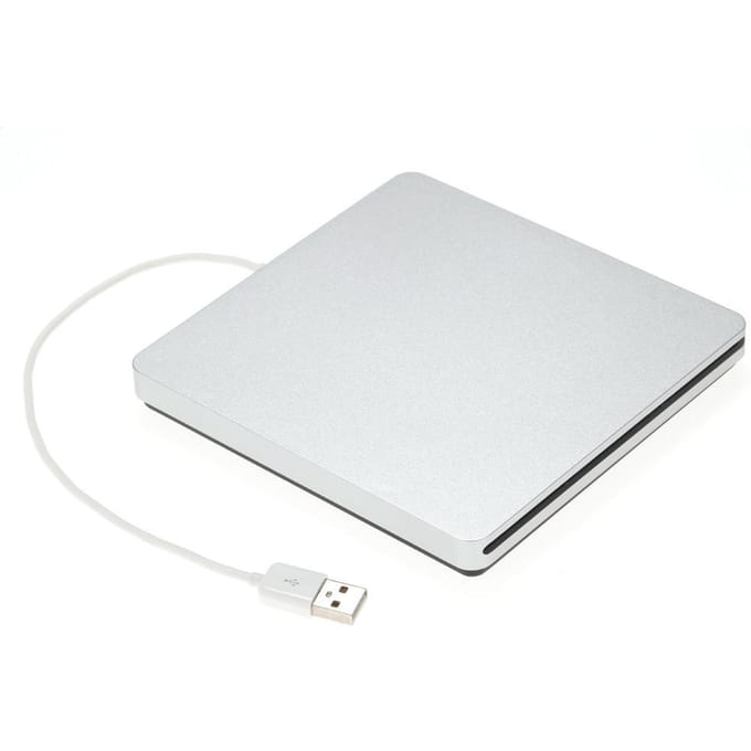 USB 2.0 draagbare ultradunne externe dvd-rom-speler-stationlezer vervanging voor white