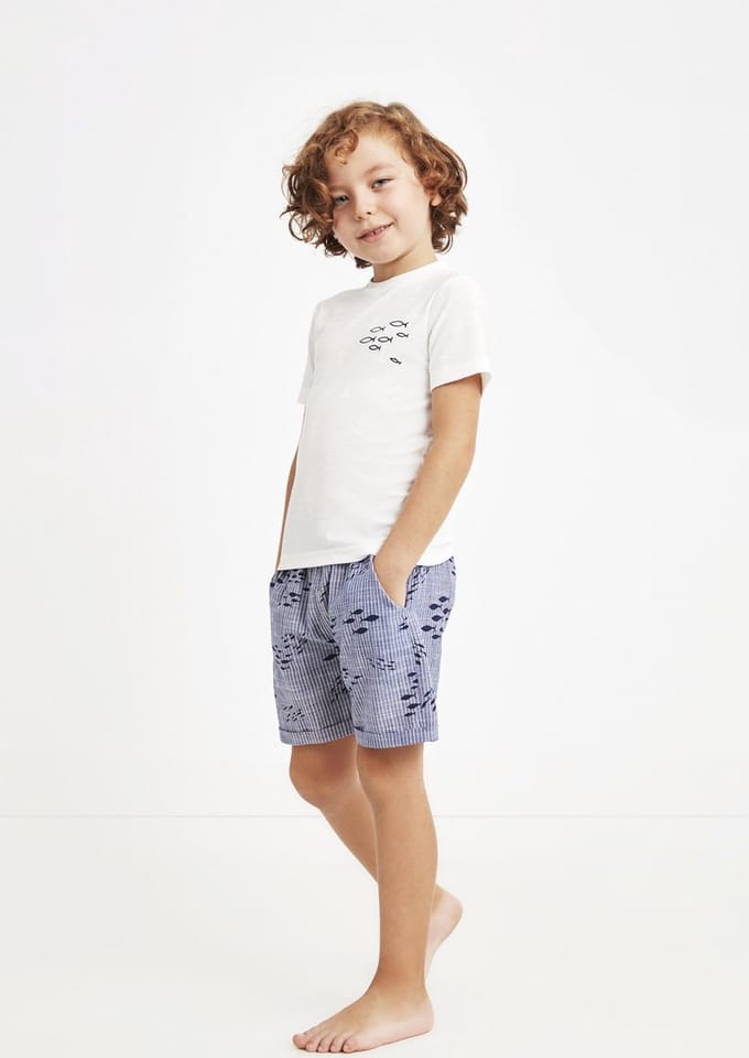 Nautica - Kinderen Pyjama Short Set - 5/6