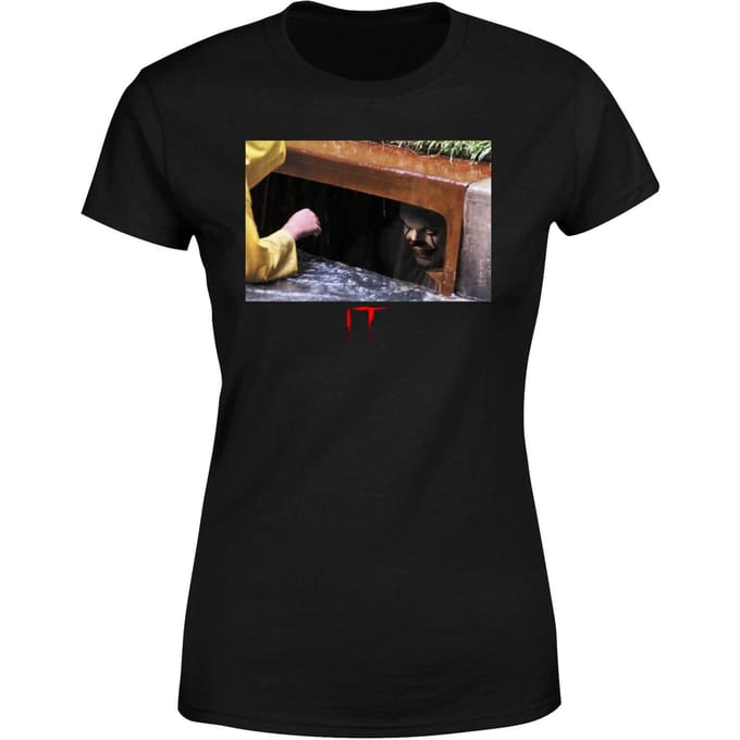 IT Chapter 1 (2017) Pennywise Women's T-Shirt - Black - XS