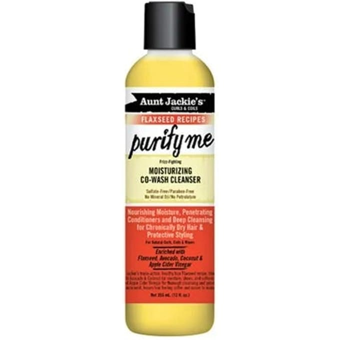 Aunt Jackie's Curls & Coils Flaxseed Recipes Purify Me Moisturizing Co-Wash Cleanser 237 ml