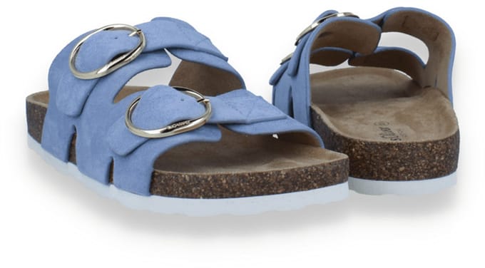 Leren mules met juweeldetail voor dames s.Oliver