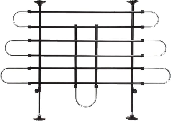 Auto Veiligheidsrek Tara - Zwart - 100 - 160 cm x 75 - 130 cm