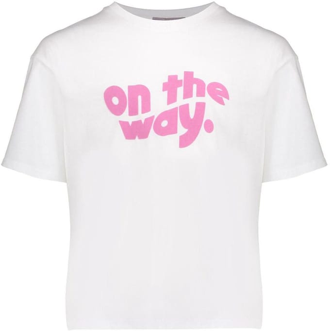 Geisha - T-shirt on the way - Wit - Maat 176