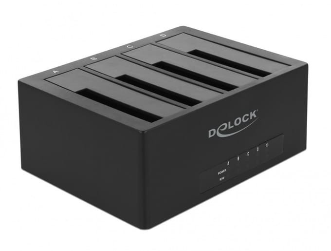 Delock USB Type-C™ Docking Station for 4 x SATA HDD / SSD