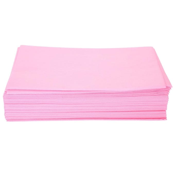 10 stuks Wegwerp Lakens Schoonheidssalon Massage Medisch Verdikt Non-woven Lakens Roze pink