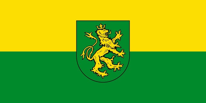 Vlag Rudolstadt 100x150cm