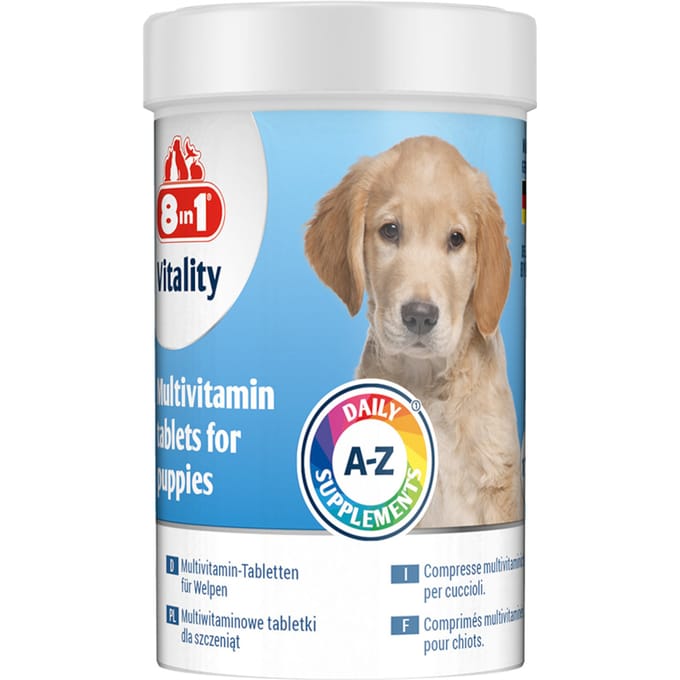 8in1 Vitaliteit Multivitamine Tabletten Puppy - 100 Tabletten