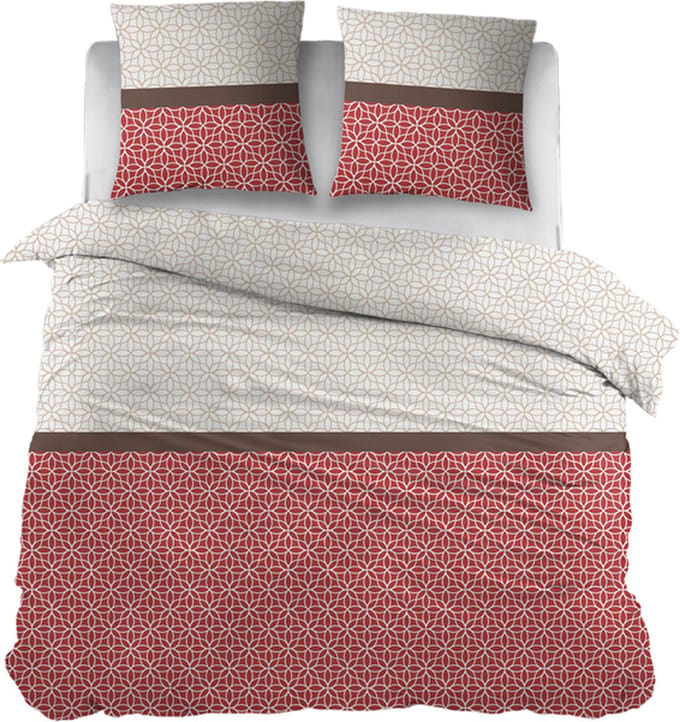 Snoozing Franceska Dekbedovertrek - Extra breed - 260x200/220 cm - Rood