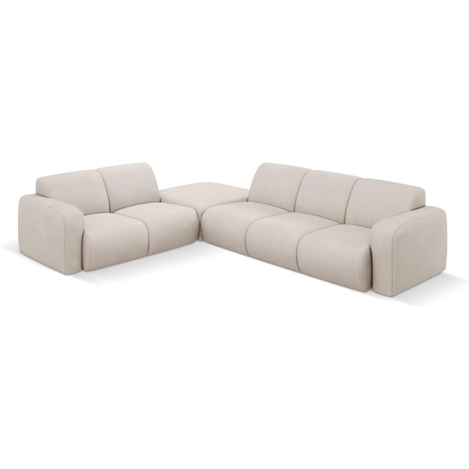 Hoekbank Lola links met hocker | Windsor & Co