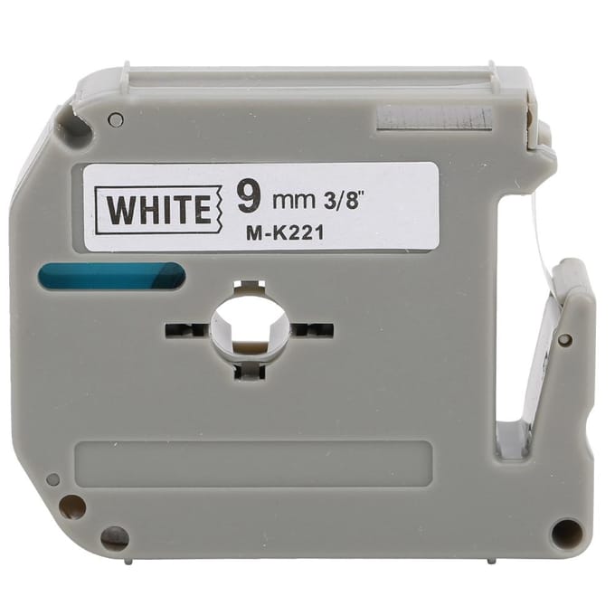 9mm Labeltape PET Accessoires M K221 Geschikt voor Brother Labelprinter PT-65/70/80