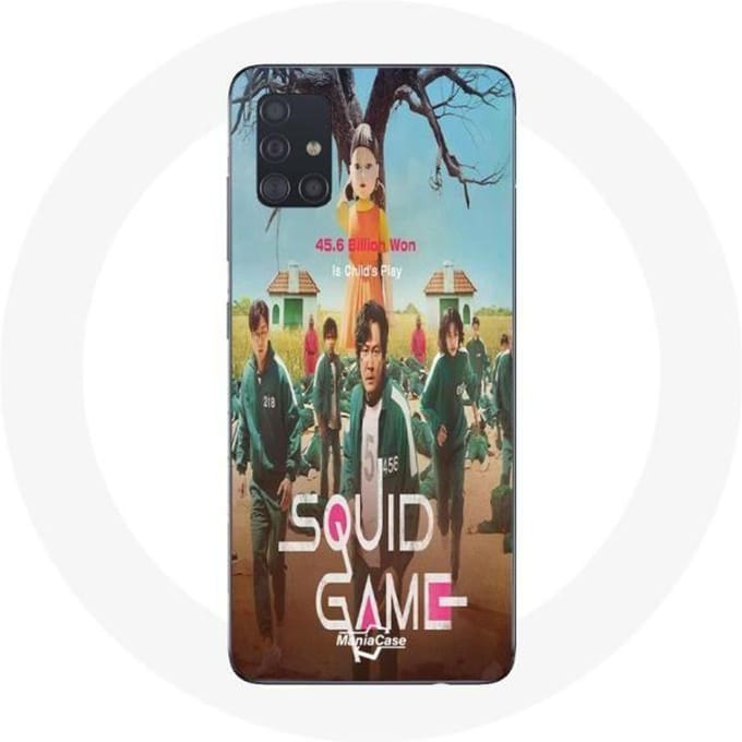 Hoesje Samsung Galaxy A51 Squid game Series Poster