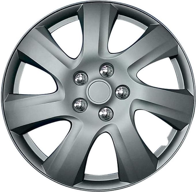 Autostyle Wieldoppen Carolina 14 Inch Abs Gunmetal Set Van 4