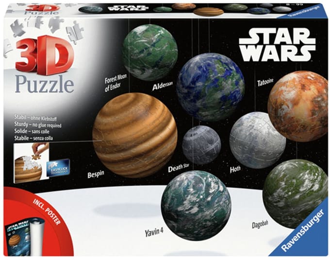 Ravensburger 3D Puzzle Star Wars Planet Of The Galaxy 531st. 3D Puzzels