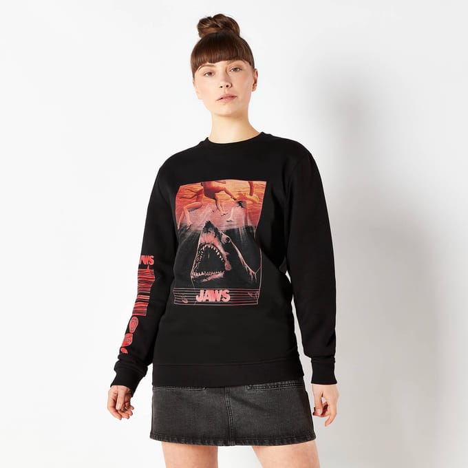 Jaws Sweatshirt - Zwart - S