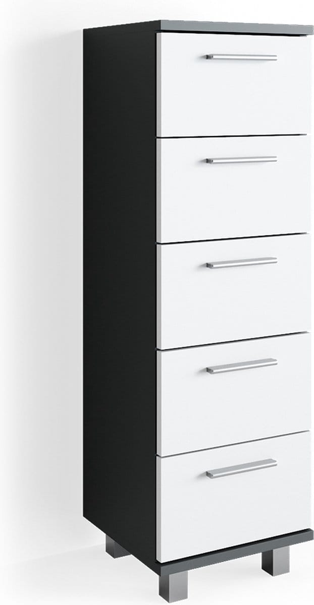 Vicco Ilias Badkamerkast – 30 x 95 cm Antraciet