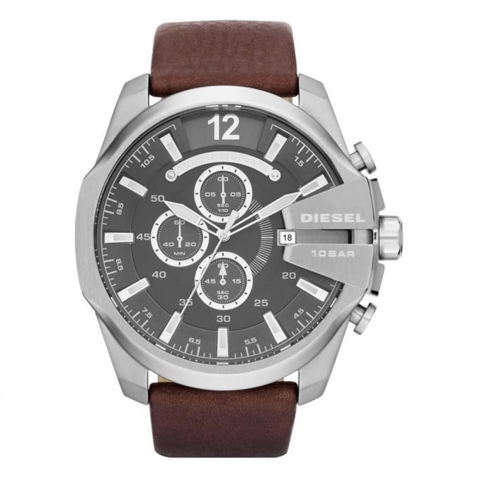 Diesel Chief DZ4290 Herenhorloge 51 mm - Bruin