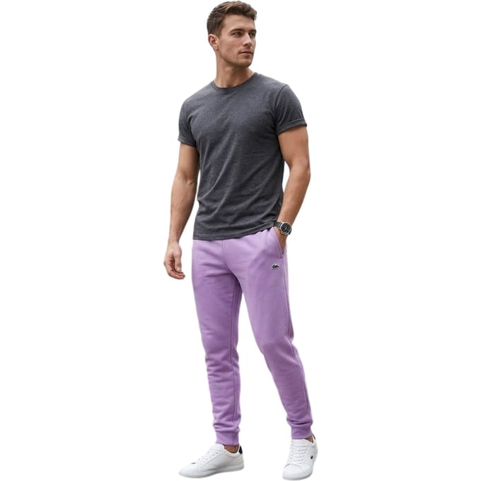 Lacoste Heren Relaxed Fit Tracksuit Broek (Lichtpaars)