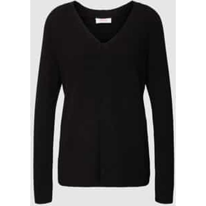 Gebreide pullover met V-hals