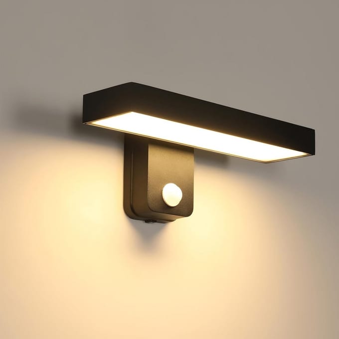 Buitenlamp met Beweginssensor - Buitenverlichting met Sensor - Tuinlamp