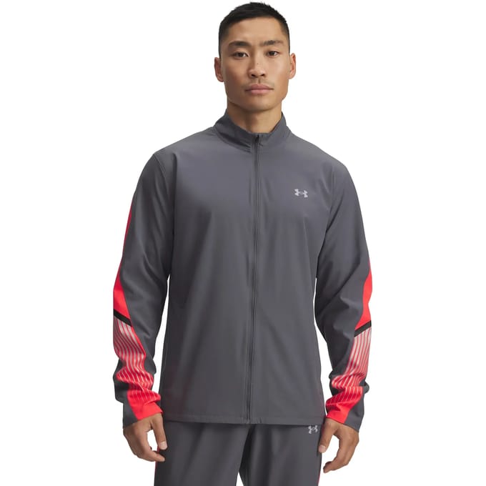 Under Armour Velociti Storm Hardloopjas Heren-Grijs,Rood