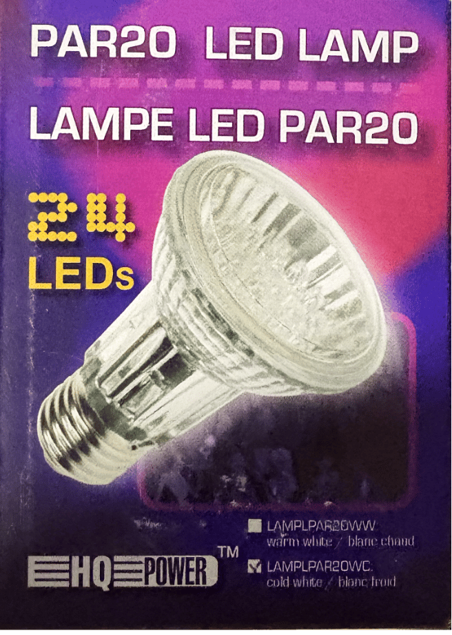 Par20 Led Lamp - 24 Leds - Koud Wit - 6400K