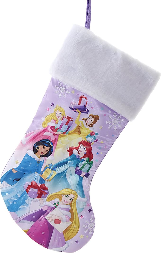 Kerstsok prinses cadeau l47.5cm