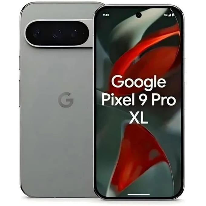 Refurbished Google Pixel 9 Pro XL 5G 16GB+256GB Nano-SIM+eSIM Android Flagship Mobiele Telefoon Ontgrendeld 16+256GB grijs