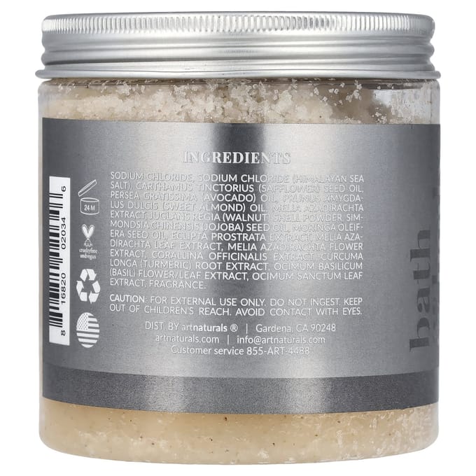 Artnaturals, Gommage au sel de l'Himalaya, 590 ml (567 g) gray