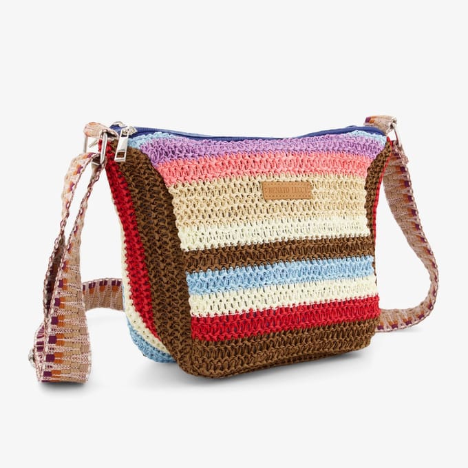 Enrico Benetti dames schoudertas multicolor - Blauw