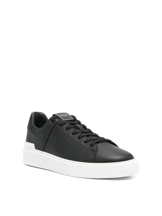 B Court Logo Low Top Sneakers