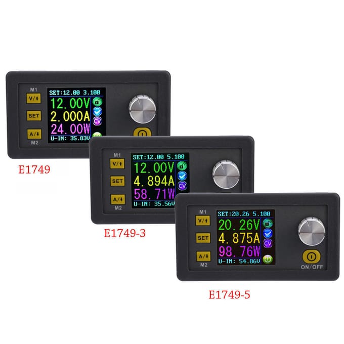 LCD Digitaal Programmeerbare Constante Spanning Stroom Step-down Voedingsmodule DC 0-50.00V/0-5.000A 0-32.00V/0-5.000A