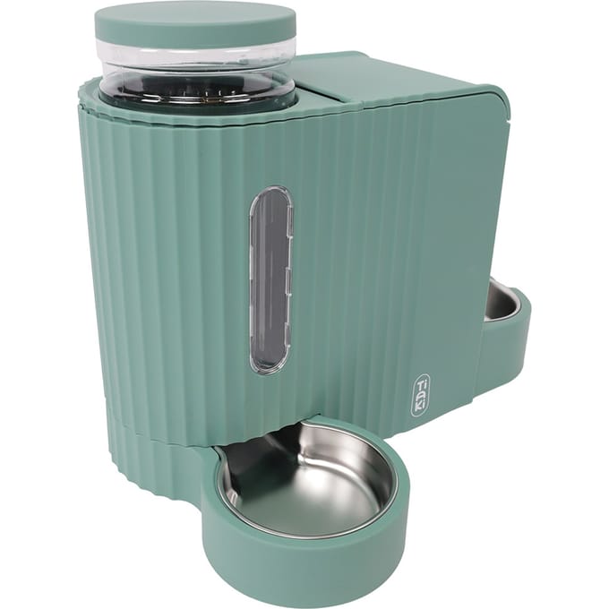 TIAKI 3 L - 1,3 KG droogvoer Voer- Waterdispenser