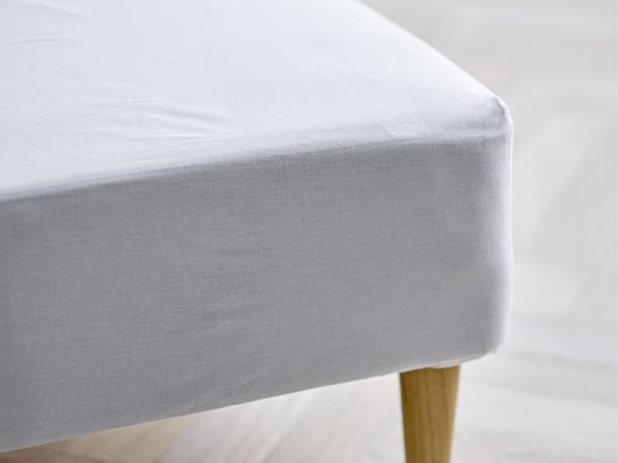 Södahl organic Calm Hoeslaken 90 x 200 x 30 cm White