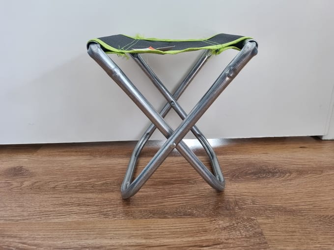 Krukje inklapbaar campingkruk kinderkruk 25cm