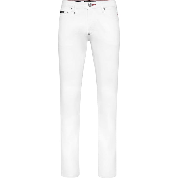 Denim Trousers Super Straight Cut Skulls