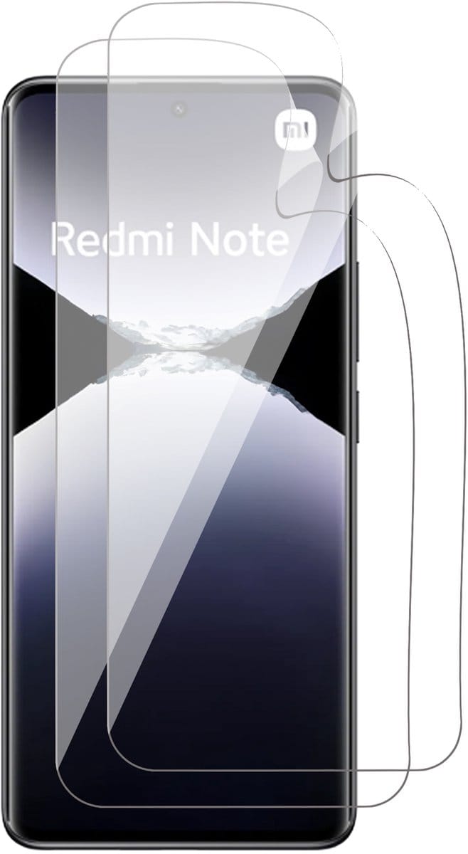 Screenprotector geschikt voor Xiaomi Redmi Note 14 4G/5G - 2x FlexGuard Screen Protector