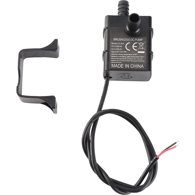 Dompelpomp 12V Borstelloze DC Motor IP68 Waterdicht Aquarium Circulatiepomp