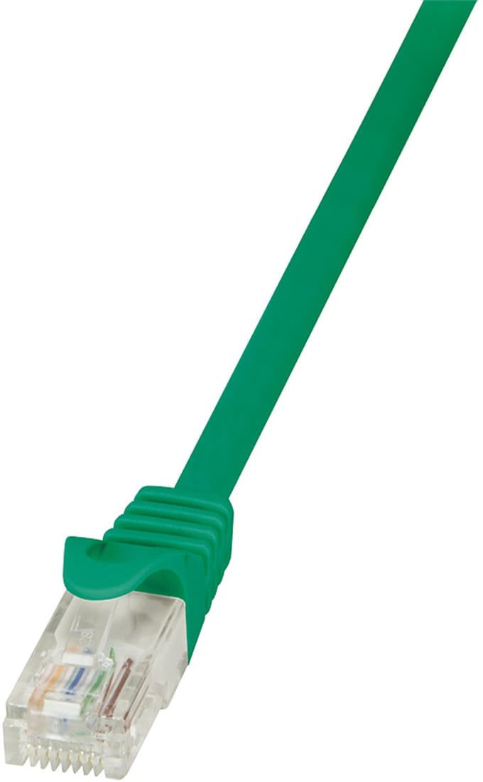LogiLink CP2065U RJ45 Netwerkkabel, patchkabel CAT 6 U/UTP 3.00 m Groen Snagless 1 stuk(s)
