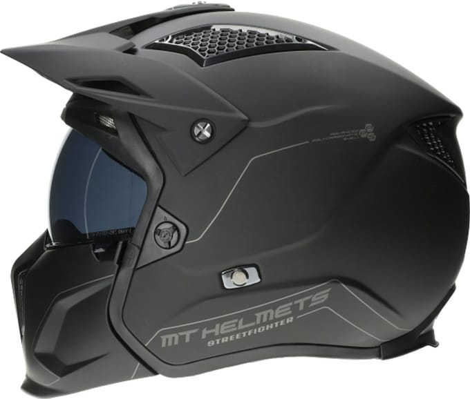 MT Helm Streetfighter S mat zwart maat XL