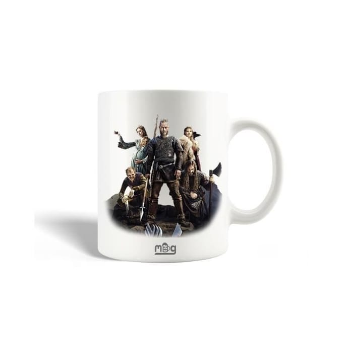 Mug en Céramique Vikings Série Saison 6 Affiche Personnages Art