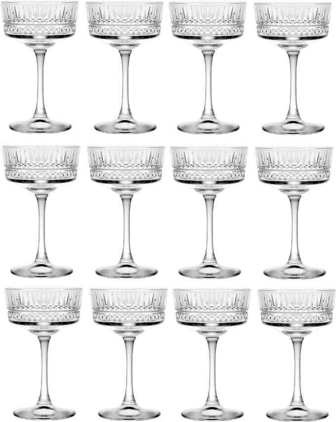 Pasabahce Elysia - Champagneglazen - Set van 12 - 260 ml