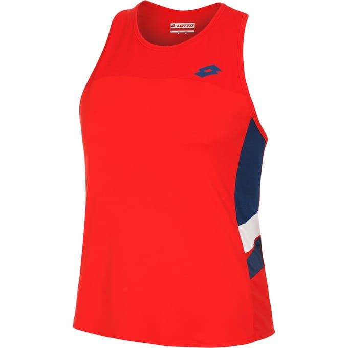 Lotto Squadra III Tanktop Dames-Rood