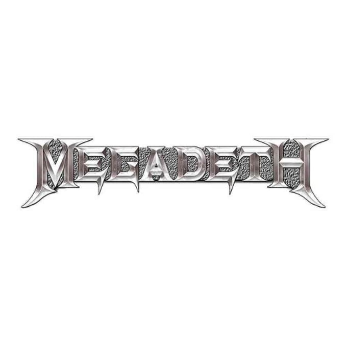 Megadeth - Chrome Logo Pin - Zilverkleurig