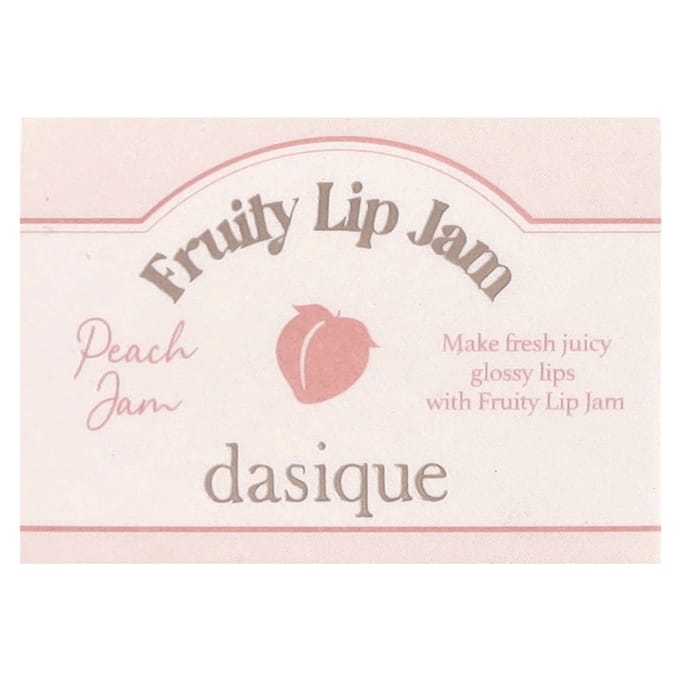 Dasique, Fruity Lip Jam, 01 Peach Jam, 4g (0.14oz) pink